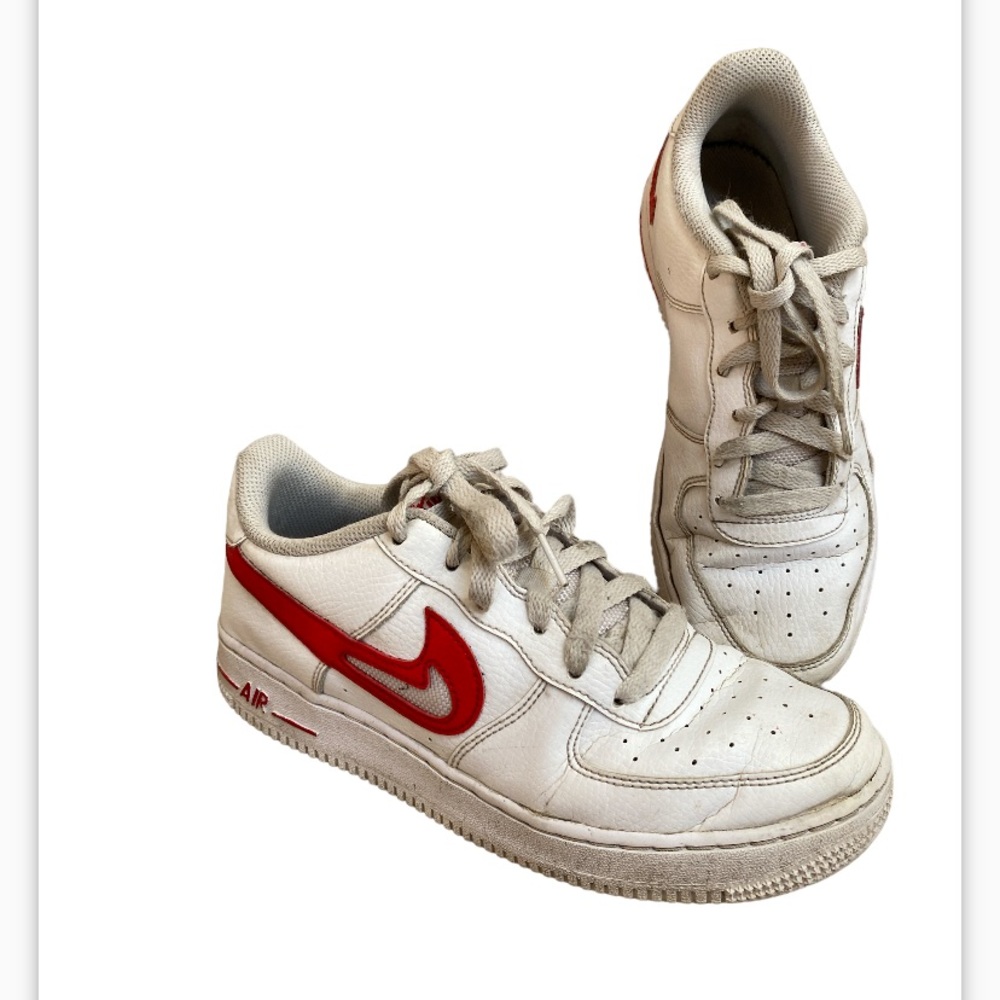 Nike Air Force 1 Low Gs 'Gym Red' Youth Sz 5.5